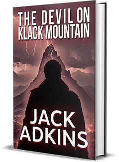 Hardback book of The Devil on Klack Mountain